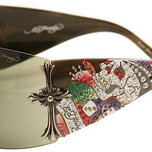 Ed Hardy Wrap Sunglasses